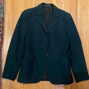 Green equestrian hunt coat